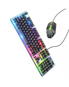 Клавіатура Hoco GM18 luminous (+ миша) Чорна (Black)