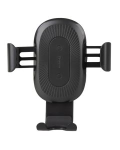 Автотримач з бездротовою зарядкою Baseus Gravity Car Mount 1.7A 10W Чорний (Black)