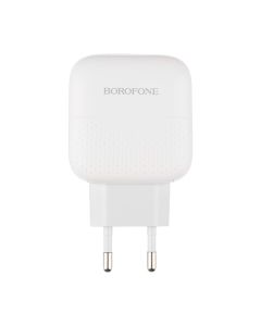Зарядное устройство Borofone BA46A PD + QC 3.0 Белый (White)