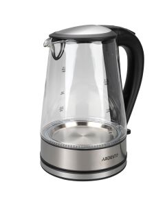 Електрочайник Ardesto EKL-F110 Скляний Срібний (Silver)