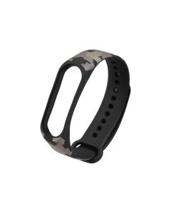 Ремінець для годинника Xiaomi Mi Band 3/4 Pixel Зелений Камуфляж (Green Camouflage)