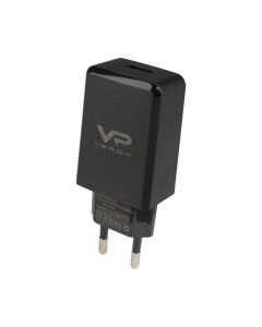 Зарядное устройство Veron VR-C13Q 3A 18W + кабель Type-C Черный (Black)