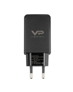 Зарядное устройство Veron VR-C13Q 3A 18W + кабель Type-C Черный (Black)