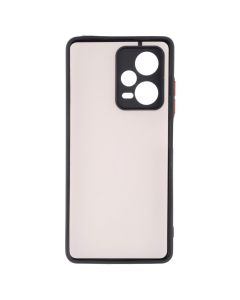 Чохол накладка для Xiaomi Redmi Note 12 Pro+ Frame MakeFuture Чорна (Black)