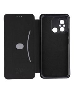 Чохол кейс для Xiaomi Redmi 12C Flip Чорний (Black) MakeFuture