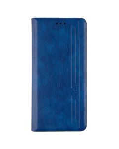 Чохол кейс для Xiaomi Redmi Note 9 5G Leather Синій (Blue)