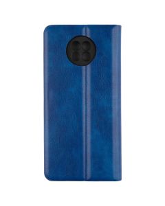 Чохол кейс для Xiaomi Redmi Note 9 5G Leather Синій (Blue)