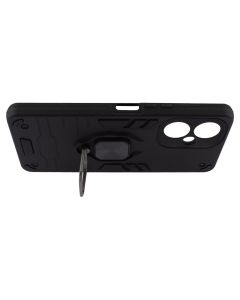 Чохол накладка для TECNO Camon 19 Pro Transformer Ring Чорна (Black)