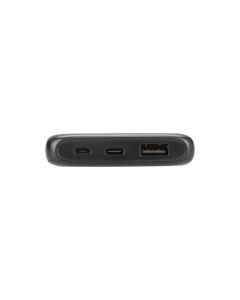 PowerBank 10000 mAh XO PR182 с дисплеем Light 2USB+Type-C Черный (Black)