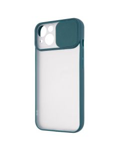 Чохол накладка для iPhone 13 Camshield Matte TPU Зелена (Green)