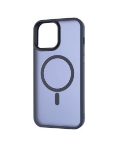 Чохол накладка для iPhone 13 Pro Max WAVE Matte Insane MagSafe Синя (Dark Blue)