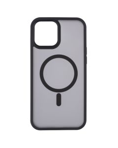 Чохол накладка для iPhone 12 Pro Max WAVE Matte Insane MagSafe Чорна (Black)