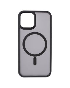 Чохол накладка для iPhone 12/12 Pro WAVE Matte Insane MagSafe Чорна (Black)