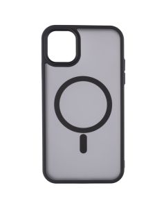 Чохол накладка для iPhone 11 WAVE Matte Insane MagSafe Чорна (Black)