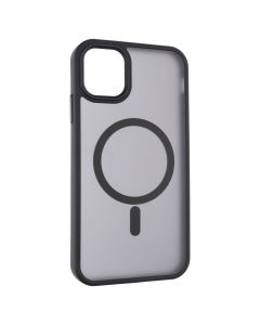 Чохол накладка для iPhone 11 WAVE Matte Insane MagSafe Чорна (Black)