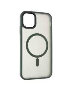 Чохол накладка для iPhone 11 WAVE Matte Insane MagSafe Зелена (Green)
