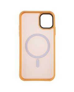 Чохол накладка для iPhone 11 WAVE Matte Insane MagSafe Помаранчева (Orange)
