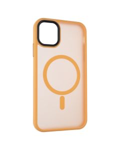 Чохол накладка для iPhone 11 WAVE Matte Insane MagSafe Помаранчева (Orange)