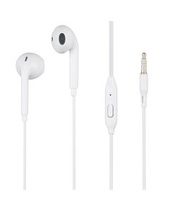 Навушники з мікрофоном Denmen DR01 Білі (White)