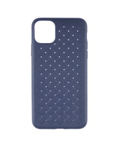 Чохол накладка для iPhone 11 Pro Max Weaving 3D Синя (Blue)