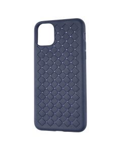 Чохол накладка для iPhone 11 Pro Max Weaving 3D Синя (Blue)