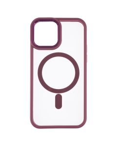 Чохол накладка для iPhone 12/12 Pro WAVE Ardor MagSafe Червона (Bordo)