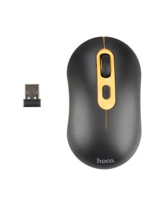 Миша бездротова Hoco GM21 Platinum 2.4G business Чорна (Black)