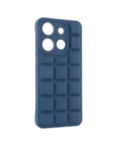Чохол накладка для TECNO Spark GO 2023/POP 7 Quadrate Case Синя (Blue)