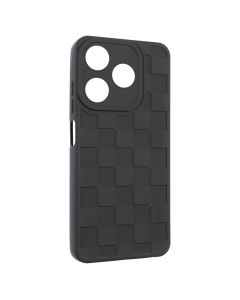 Чохол накладка для TECNO Spark 10/10C Chess Case Чорна (Black)