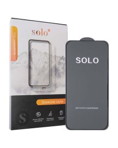 Захисне скло для iPhone 14 Pro SOLO2 3D Чорне (Black)