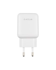 Зарядний пристрій AccLab AL-TC125 QC/PD 3.0 (1USB-C) Білий (White)
