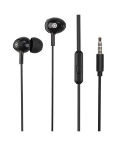 Навушники з мікрофоном Piko EP-103BKM Чорні (Black)
