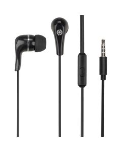 Навушники з мікрофоном Piko A0136BKM Чорні (Black)