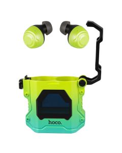 Бездротові навушники вкладиші Hoco EW33 Interstellar TWS Зелені (Green)
