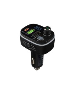 Fm-модулятор Hoco E62 Fast PD20W+QC3.0 Bluetooth Чорний (Black)