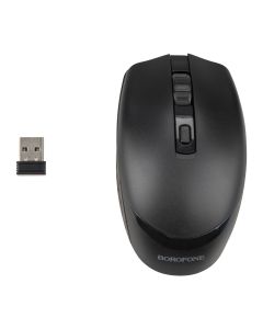 Миша безпроводные наушники Borofone BG7 Черные (Black)