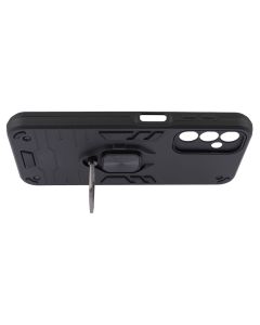 Чохол накладка для Samsung A14 Transformer Ring Чорна (Black)