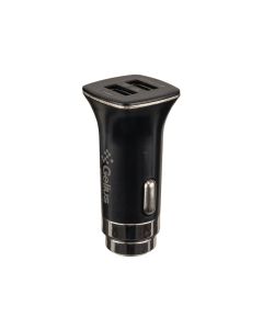 Автомобільний зарядний пристрій Borofone Gelius Apollo GP-CC01 + кабель Type-C Чорний (Black)