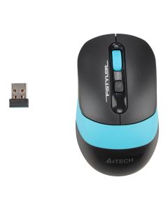Миша A4Tech FG10 Беспроводная Черная Синяя (Черно-синяя)