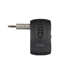 FM-трансмітер AUX Hoco E73 Pro Journey Transparent Bluetooth Чорні (Black)