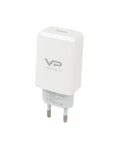 Зарядное устройство USB Veron VR-C13L 3A 18W + кабель Lightning Белый (White)
