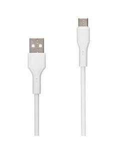 USB кабель XO NB230 Type-C 2,4A 1м Білий (White)