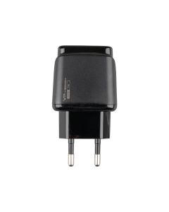 Зарядное устройство USB Veron VR-C12L 2.4A + кабель Lightning Черный (Black)