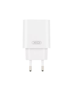 Зарядний пристрій XO L103 QC3.0 18W + кабель Lightning 3A Білий (White)