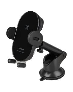 Автотримач Proove Rounded Energy 15W з бездротовою зарядкою Чорний (Black)
