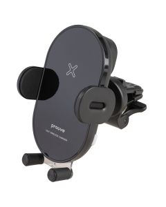 Автотримач Proove Rounded Energy 15W з бездротовою зарядкою Чорний (Black)
