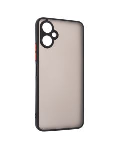 Чехол накладка для TECNO Spark 9 Pro Bumper Matte Case Черный (Black)