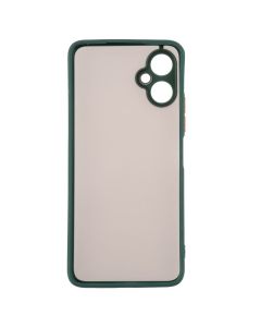 Чехол накладка для TECNO Spark 9 Pro Bumper Matte Case Зелёный (Green)