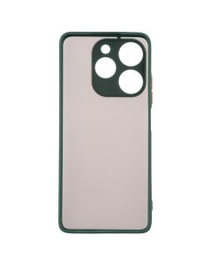 Чохол накладка для TECNO Spark 10 Pro Bumper Matte Case Зелена (Green)