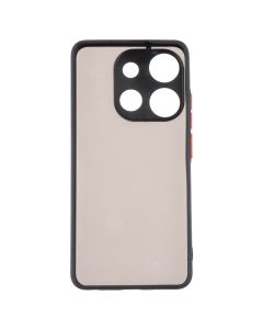 Чехол накладка для TECNO Spark Go 2023 Bumper Matte Case Черный (Black)